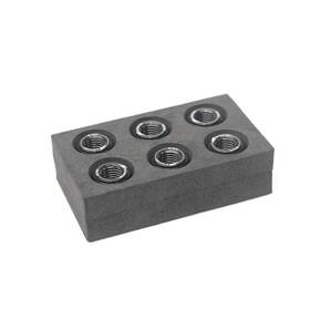 Rsnf01bkmfksn1203 M-fcatory Black Cnc Racing Rear Sprocket Nuts M10 For Monster S4r Testastretta S4rs 07-08