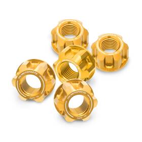 Rsnmc12gdmfksn1026 M-fcatory Gold Cnc Racing Rear Sprocket Nuts M12 For Honda Rebel 500 Cmx500 17-20 19 18