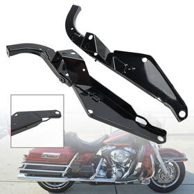 M549-a450-blk Madhornets Head Fairing Support Mount Brackets For Touring Street Electra Glide 1996-13 Us