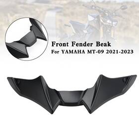 Rh-190-blk Madhornets Front Fender Beak Lip Nose Cone Cover Spoilers For Yamaha Mt-09 Mt09 21-2023 Us