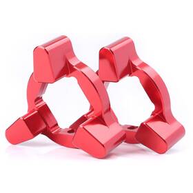 50yf036 Mallofuk Cycle Cnc Front Anodized Fork Preload Adjusters 14/17/19/22mm Universal Red Us