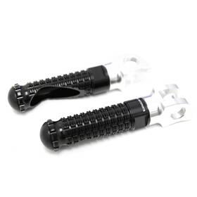 Bmhfpfg50simprobkpn1718 Mc Motoparts Mpro Silver Front Rider Foot Pegs For Kawasaki Zx10r Ninja 11-16 15 14 13 12