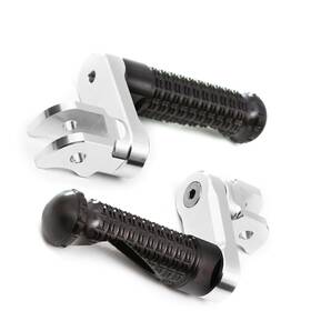 Bmhfpfg8440mmsimprobkpn2884 Mc Motoparts 40mm Lowering Mpro Blue Rider Front Foot Pegs For Triumph Scrambler Efi 06-22 21