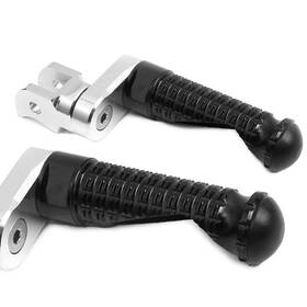 Bmhfpfg9025mmsimprobkpn2400 Mc Motoparts Red Mpro 25mm Lower Front Rider Footpegs For Yamaha Fz6 /s Fazer 04-16 15 14 13