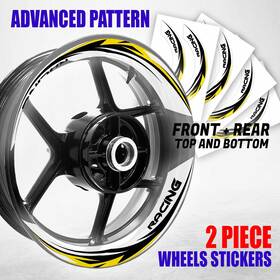 Bmhwscs01wxxx17pn22011su Mc Motoparts S01w Yellow 2-piece Wheel Stickers For Katana Gsx 600f 99 00 01 02 03 04 05 06