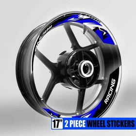 Bmhwscs10bxxx17pn22007ka Mc Motoparts S10b Blue 2-piece Wheel Stickers For Ninja 650 12 13 14 15 16 17 18 19 20 21 22
