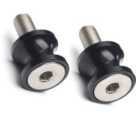 Bmhxpspoolsm10xxxpn23011 Mc Motoparts Black Xp 10mm Racing Swingarm Spools Kit For Kawasaki Kle 650 09 10 11 12 13 14