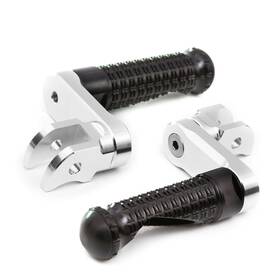 Clcrafpfg8940mmsimprobkcc2875 Mc Motoparts Mpro 40mm Extended Blue Front Rider Footpegs For Triumph Street Cup 17-20 19 18