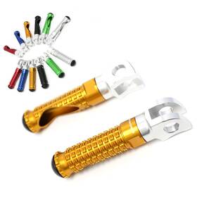 Fpfg57simprobkaipn1768 Mc Motoparts Mpro Silver Rider Front Foot Pegs For Mv Agusta F4 1000r / S All Year