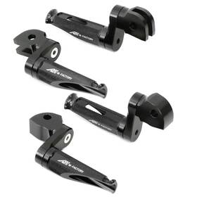 Fpkitbm002m25bkmfpxxxmag23001 Mc Motoparts 25mm Riser Red Mfp Front Rear Footpegs For R1200 R 06 07 08 09 10