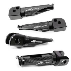 Fpkitbu001bkmfpxxxmag23001 Mc Motoparts Blue Mfp Front Rear Footpegs For 1125r All Year