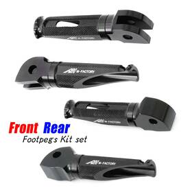 Fpkitbu010bkmfpxxxmag23001 Mc Motoparts Red Mfp Front Rear Footpegs For Xb9sx City Cross 2003 03