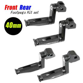 Fpkitho018m40bkmfpxxxmag23001 Mc Motoparts 40mm Riser Black Mfp Front Rear Footpegs For Cbr1000f 90 91 92 93 94 95 96 97