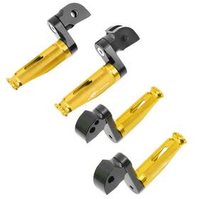 Fpkitho036m25bkmfpxxxmag23001 Mc Motoparts 25mm Riser Black Mfp Front Rear Footpegs For Cbr650f 14 15 16 17 18