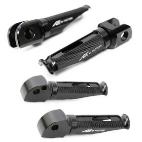 Fpkitka013bkmfpxxxmag23001 Mc Motoparts Black Mfp Front Rear Footpegs For Ninja 1000 Sx 12 13