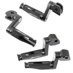 Fpkitka016m40bkmfpxxxmag23001 Mc Motoparts 40mm Riser Black Mfp Front Rear Footpegs For Ninja 400 18 19 20 21 22 23