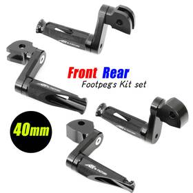 Fpkitka024m40bkmfpxxxmag23001 Mc Motoparts 40mm Riser Gold Mfp Front Rear Footpegs For Versys Kle 650 13-16 17 18 19 20 21