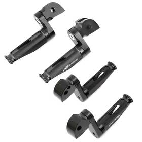 Fpkitsu012m25bkmfpxxxmag23001 Mc Motoparts 25mm Riser Blue Mfp Front Rear Footpegs For Gsr 600 06 07 08 09 10