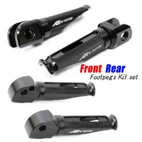 Fpkitsu021bkmfpxxxmag23001 Mc Motoparts Red Mfp Front Rear Footpegs For Gsxr 1000 R 17 18 19 20 21 22