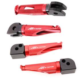 Fpkitsu023bkmfpxxxmag23002 Mc Motoparts Black Mfp Front Rear Footpegs For Gsxr 600 14 15 16 17 18 19 20 21 22