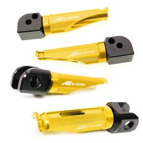 Fpkittr027bkmfpxxxmag23001 Mc Motoparts Red Mfp Front Rear Footpegs For Sprint St 05 06 07 08 09 10 11 12 13