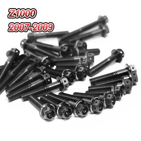 Mc1enboz10000709pn23001 Mc Motoparts Black Crankcase Engine Cover Bolts For Kawasaki Z1000 07 08 09