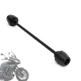 Mc1ffs15xxpn25013 Mc Motoparts Black Front Wheel Fork Slider Protector For Kawasaki Versys Kle 650 24 23 22 21