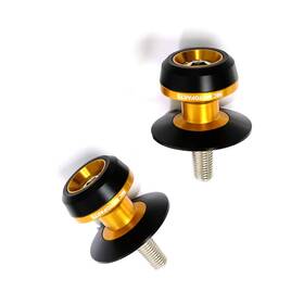 Mc1mcsp02xxxm10pn23018 Mc Motoparts Gold Twall 10mm Rear Swingarm Spools For Klz 1000 12 13 14