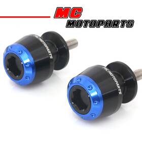 Mc1mcsp03bum8mpn942 Mc Motoparts Atom Blue M8 Swingarm Spools Sliders For Triumph Tiger 660 Sport 22