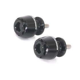 Mc1mcsp06xxxm8pn23043 Mc Motoparts Black Mshine 8mm Rear Swingarm Spools For Dl 650 1000 V-strom 18 19 20