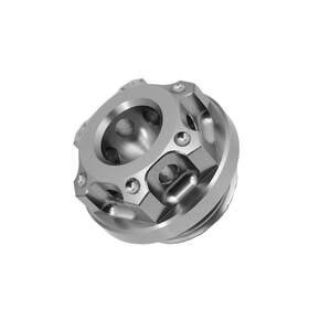 Mc1ochotitpn24012 Mc Motoparts Titanium Classic Cnc Oil Filler Cap For Ducati Scrambler 15-19 18 17 16