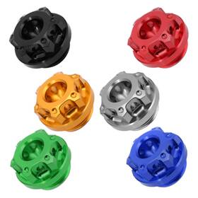 Mc1ochoxxxpn24108 Mc Motoparts Blue Classic Cnc Oil Filler Cap For Yamaha Mt-09 Fz09 13-23 22 21 20 19 18 17 16