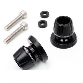Mc1spbb01xxxm8pn23051 Mc Motoparts Black Bb01 8mm Rear Swingarm Spools For Gsx-r125 Gsx-s125 17 18 19 20 21 22 23
