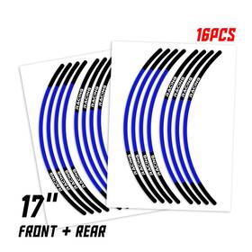Mc1wsal01b17pn22057 Mc Motoparts Red Line 17 Inch Edge Rim Sticker For Honda Integra 750 16 18 19