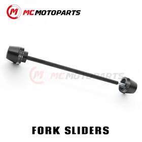 Mcrcffs17xxsn017 Mc Motoparts 1x Derlin Front Fork Slider Wheel Protector For Yamaha Mt-09 13-19 Xsr900 16-19