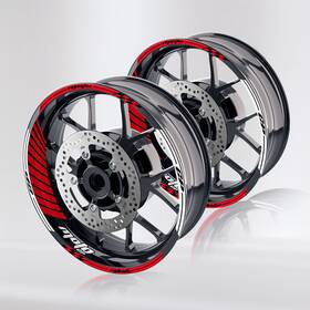 Mcrcwsgp02xxx17sn24001 Mc Motoparts Red 17 Inch Rim Wheel Stickers Gp02 For Cb1100 Rs 15 16 18 19 20 21 22 23