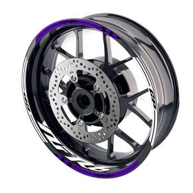 Mcrcwsgpbxx17yzfr6awhsn25001 Mc Motoparts White Yellow Decals A 17 Inch Rim Wheel Sticker Aa02 For Yzf R6 22 23 24 25 All Year