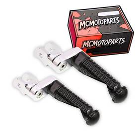 Mffpfg5525mmsimprobksn12251 Mc Motoparts Mpro Silver 25mm Lowering Rider Front Footpegs For Mv Agusta Brutale 675 12-16