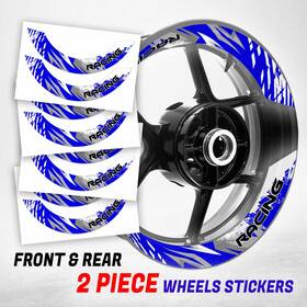 Mffrwscs02wxxx17mffsn123022ka Mc Motoparts S02w Blue 2-piece Rim Wheel Stickers For Zx10rr Ninja 17 18 19 20 21 22