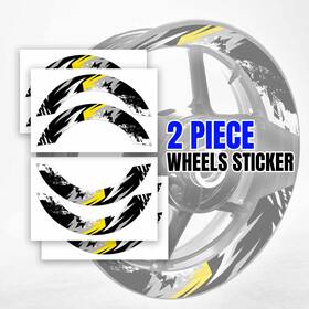 Mffrwscs03bxxx17mffsn123001ya Mc Motoparts S03b Yellow 2-piece Rim Wheel Stickers For Fj09 Mt-09 Tracer 18 19 20