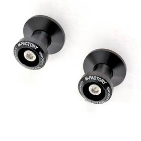 Mfspmfbkss8mag23027 Mc Motoparts Black Spmf 8mm Cnc Swing Arm Spools For Kawasaki Z650 17 18 19 20 21 22 23