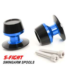 Rmmclspbu8mmmm523032 Mc Motoparts Blue 8mm Swingarm Spools Bolts For Zx-6r 636 19 20