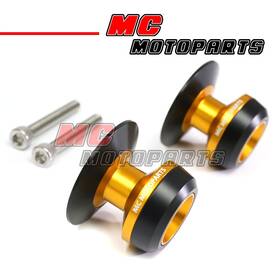 Rmmcsp02xxm6mm136 Mc Motoparts Billet Swingarm Protectors Spools Pair Fit Aprilia Tuono V4r 1000 Caponord 1200