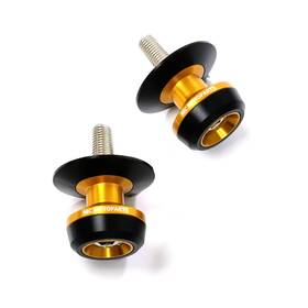 Rmmcsp02xxm6mm52525003 Mc Motoparts Red 6mm Swingarm Spools Sliders Twall For Tuono 1000 / R 09 08 07 06 05 04 03