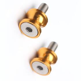 Rmmcxpspoolsxxm8mm52525100 Mc Motoparts Titanium 8mm Tiny Swingarm Spools Sliders For Ninja 500 / Abs 25 24