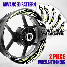 Rmwscs04bxxx17mm523009ka Mc Motoparts S04b 5 Color 2-piece Decals Wheel Stickers For Ninja Zx-14r 14 15 16 17 18 19 20