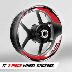 Rmwscs06wrd17mm523009ho Mc Motoparts S06w Red 2-piece Decals Wheel Stickers For Cb400sf Super Four 19 20
