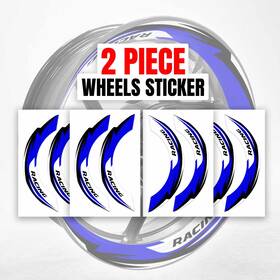 Rmwscs06wxxx17mm523019ho Mc Motoparts S06w Blue 2-piece Decals Wheel Stickers For Integra 750 16 17 18 19