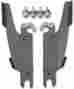 Meb1879 Memphis Shades Plates-only Kit For Bullet Fairing Black