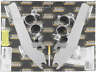 Mek1902 Memphis Shades Batwing Fairing Polished Mount Kits For Street